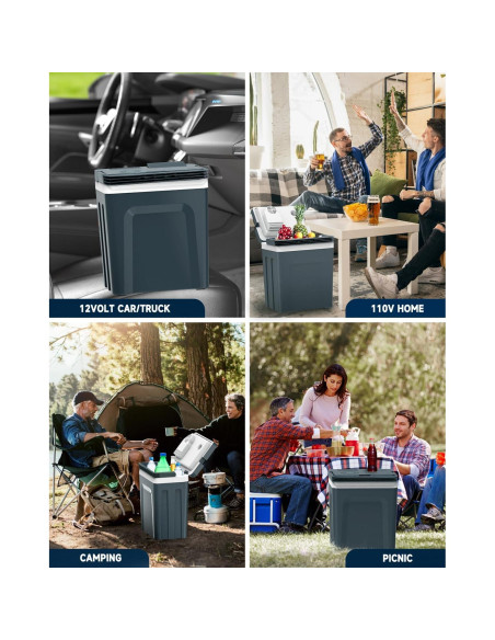 Enfriador y Calentador SubSun 27L Portátil 12V/110V Gris