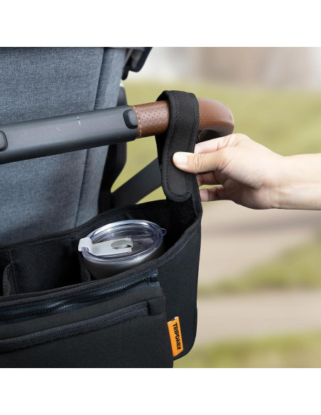 Organizador de Cochecito TRIPDAILY con Soporte de Vaso y Correas Antideslizantes