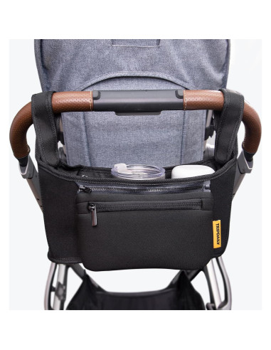 Organizador de Cochecito TRIPDAILY con Soporte de Vaso y Correas Antideslizantes