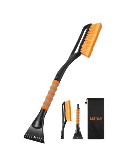 Cepillo de Nieve AstroAI 68.58 cm con Raspador Ergonómico