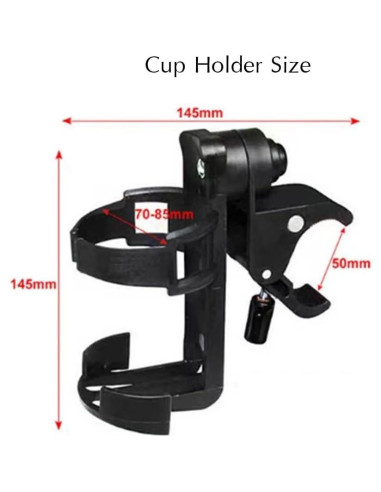 Soporte de Botella de Agua GLDYTIMES Rotación 360 para Bicicleta