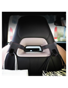 Ganchos de coche JEYODA para asientos deportivos - Organizador negro