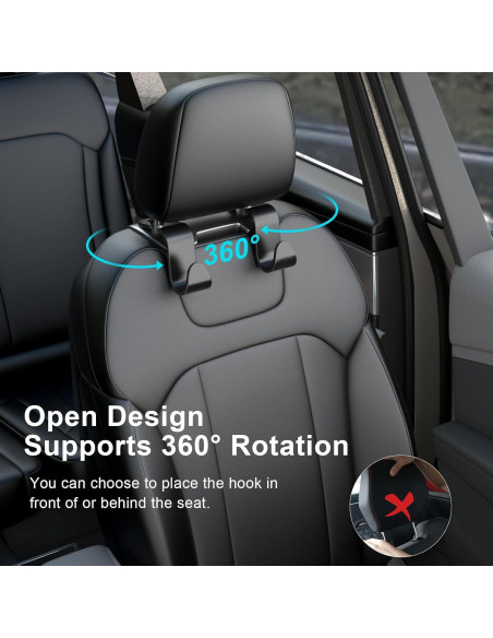 Ganchos de Respaldo para Asiento de Coche SUTOUG - 4 Piezas