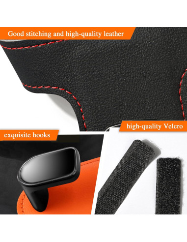 Ganchos de coche JEYODA para asientos deportivos - Organizador negro