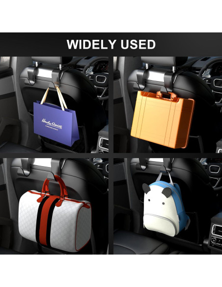 Ganchos de Respaldo para Asiento de Coche SUTOUG - 4 Piezas
