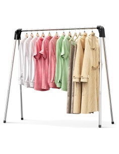 Perchero Plegable APEXCHASER de Acero Inoxidable 121.92 cm