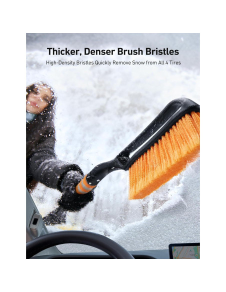 Cepillo de Nieve AstroAI 68.58 cm con Raspador Ergonómico