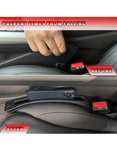 Relleno Espacio entre Asientos FARVHES Negro - Paquete de 2