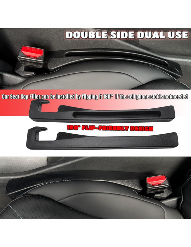 Relleno Espacio entre Asientos FARVHES Negro - Paquete de 2