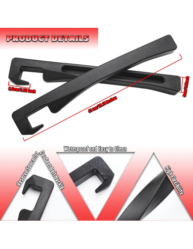 Relleno Espacio entre Asientos FARVHES Negro - Paquete de 2