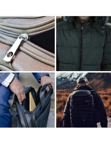 100 Piezas Tiradores de Cremallera Nylon SHRJ 10 Colores