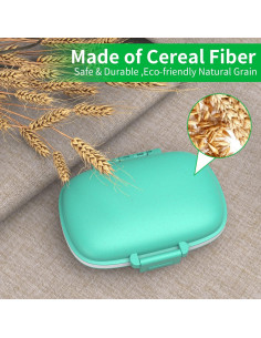 Organizador de Pastillas TecQach 3 Cajas 8 Compartimentos 2