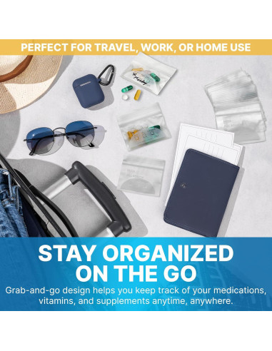 Bolsas de Pouch para Pastillas MEDca - 600 Unidades 7.6x6.9cm