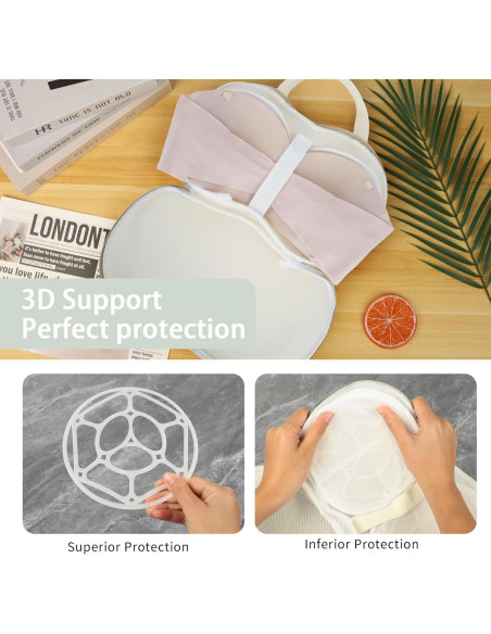 Bolsa de Lavandería para Sujetadores F-OS022C Beige