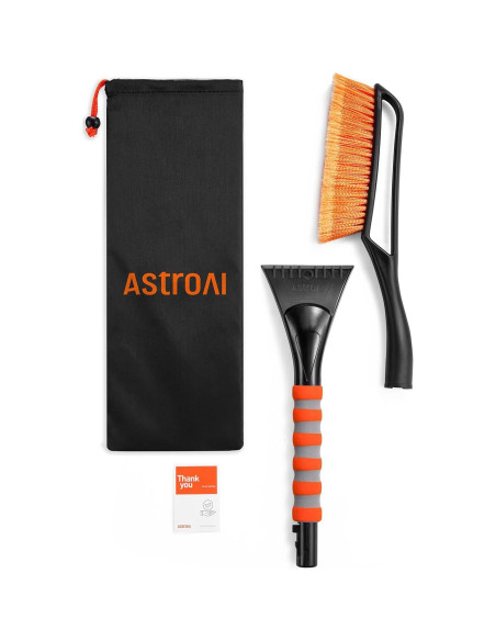 Cepillo de Nieve AstroAI 68.58 cm con Raspador Ergonómico