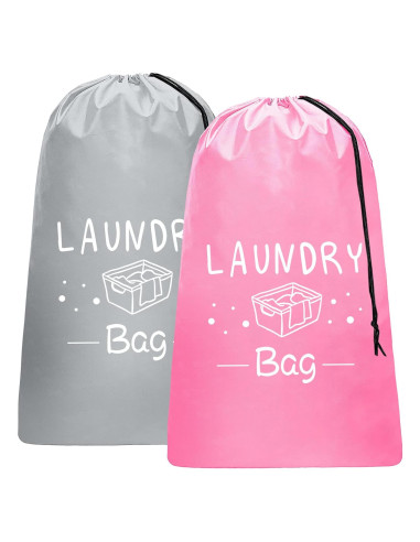 Bolsa de Lavandería Extra Grande Sylfairy 2 Pack Nylon 61x92cm