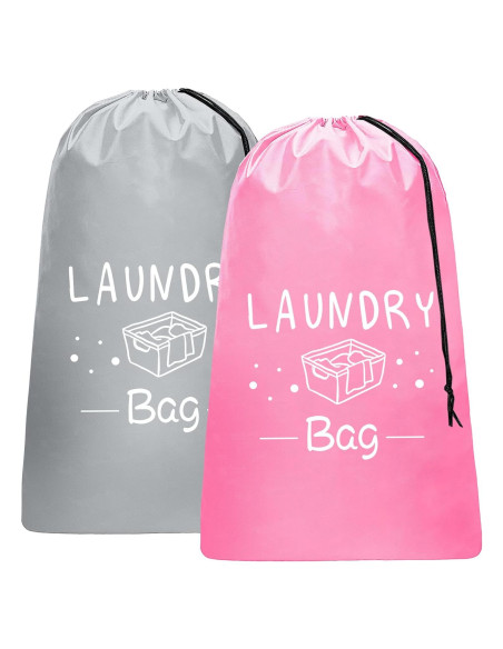 Bolsa de Lavandería Extra Grande Sylfairy 2 Pack Nylon 61x92cm Bolsa de Lavandería Extra Grande Sylfairy 2 Pack Nylon 61x92cm