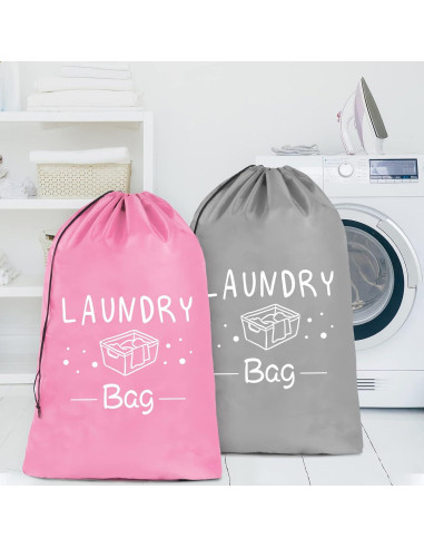 Bolsa de Lavandería Extra Grande Sylfairy 2 Pack Nylon 61x92cm