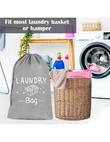 Bolsa de Lavandería Extra Grande Sylfairy 2 Pack Nylon 61x92cm