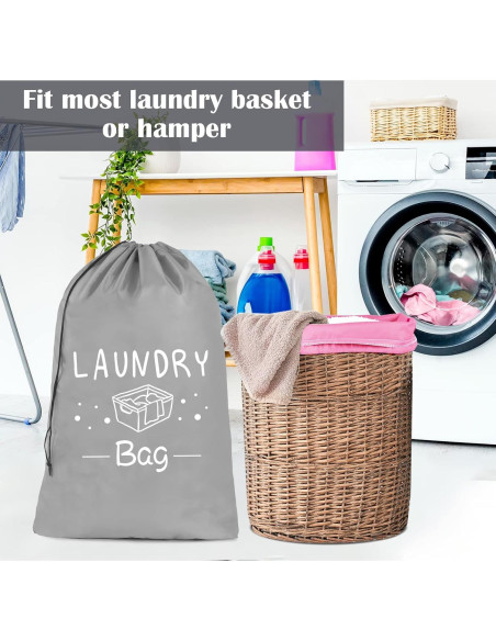 Bolsa de Lavandería Extra Grande Sylfairy 2 Pack Nylon 61x92cm Bolsa de Lavandería Extra Grande Sylfairy 2 Pack Nylon 61x92cm