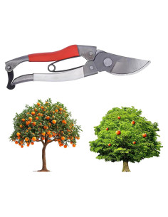 Tijeras de podar HLCM 20 cm, acero SK-5, 2 piezas