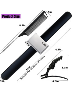 Pulsera Magnética Rabetly para Estilistas con Peines y Clips 2