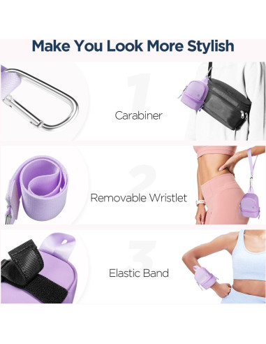 Monedero Mini Mochila Babysun LuluNano con Muñequera y 3 Ranuras