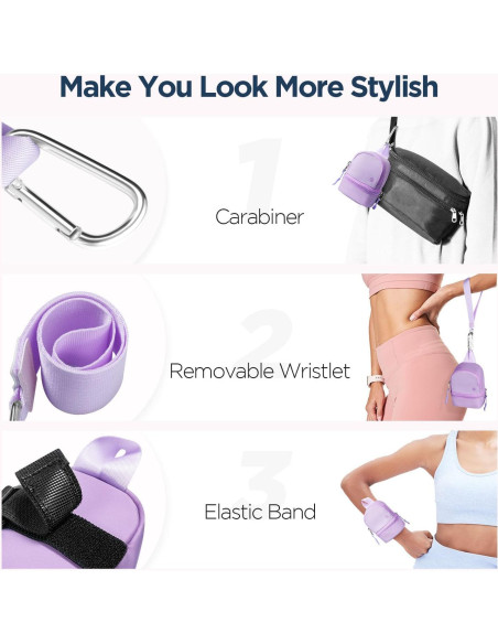 Monedero Mini Mochila Babysun LuluNano con Muñequera y 3 Ranuras