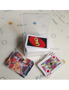 Caja de Almacenamiento de Cartas DKAOVH 4PCS Transparente 2
