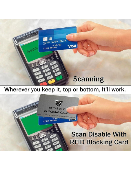 Paquete de 5 Tarjetas de Bloqueo RFID SaiTech IT - Gris