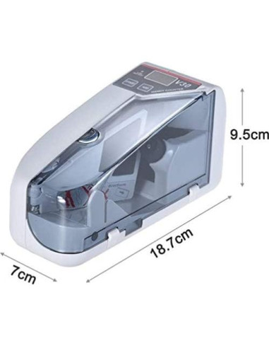 Contador de Dinero Portátil Cosdio CSD-001 con Luz UV