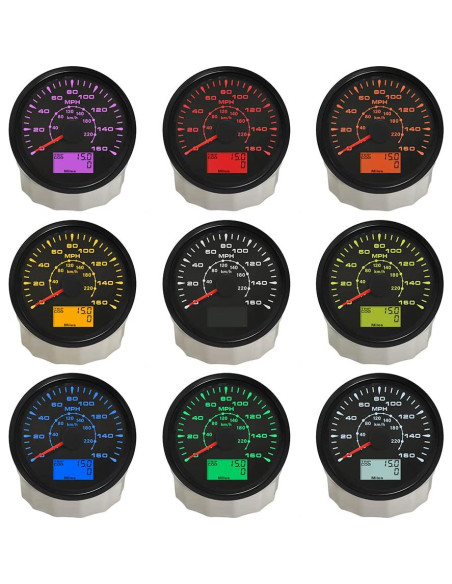 Velocímetro GPS ELING 220KM/H 85mm Impermeable 12V/24V