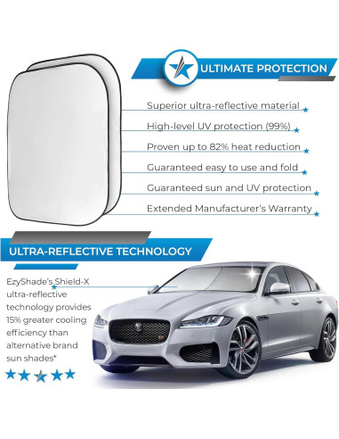 EzyShade Parasol para Parabrisas Mediano Reflectante
