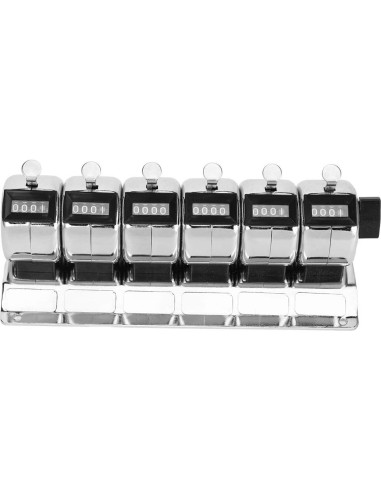 Contador Manual Mecánico YWBL-WH 4 Dígitos 9999 Acero Inoxidable