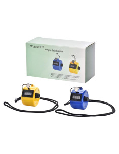 Contador de Tally de Mano Wofeida 4 Dígitos Paquete de 2