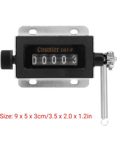 Contador de Tirón Mecánico Manual 5 Dígitos WALFRONT 2