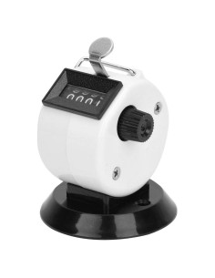 Contador Manual Mecánico Hilitand 4 Posiciones 9999 Blancos