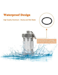 Contenedor de Pastillas Shintop Aluminio 70mm a Prueba de Agua 2