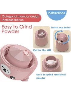 Paquete de 2 Trituradores y Cortadores de Pastillas TreaHome Verde 2