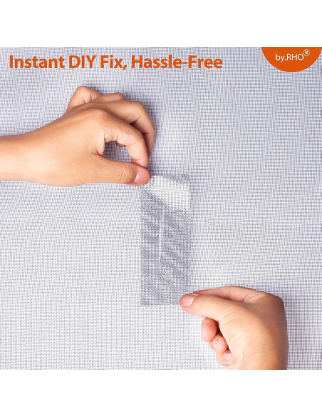 Cinta de Reparación de Pantallas by.RHO 4,57m Negro Fuerte