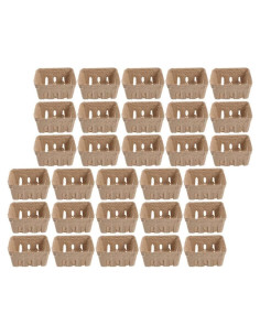 Bandeja de Pulpa de Fibra BESPORTBLE - 30 Piezas para Frutas