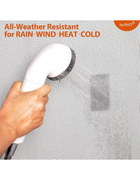 Cinta de Reparación de Pantallas by.RHO 4,57m Negro Fuerte