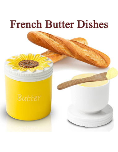 Tazón de Mantequilla Cerámica Lumei 1.5 Tazas Antideslizante