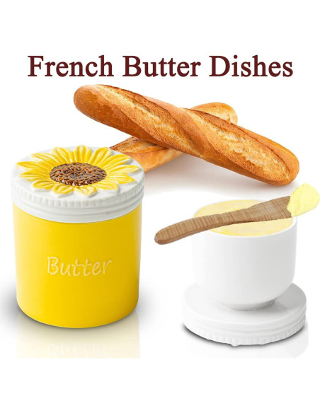 Tazón de Mantequilla Cerámica Lumei 1.5 Tazas Antideslizante