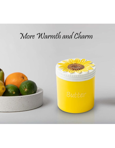 Tazón de Mantequilla Cerámica Lumei 1.5 Tazas Antideslizante