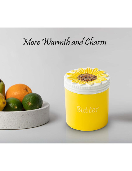 Tazón de Mantequilla Cerámica Lumei 1.5 Tazas Antideslizante