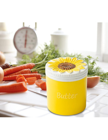 Tazón de Mantequilla Cerámica Lumei 1.5 Tazas Antideslizante