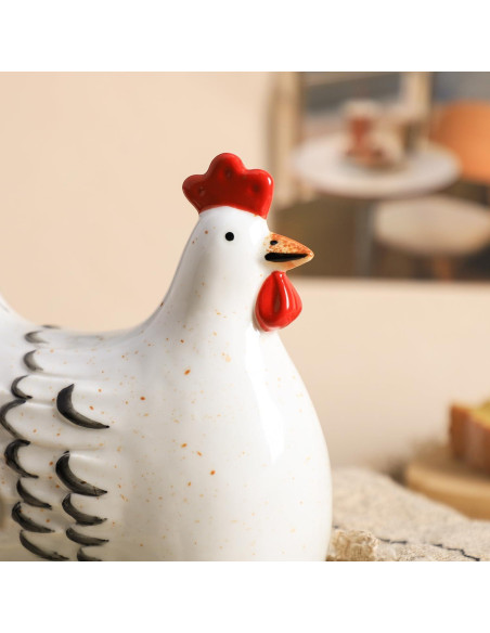 Plato de Mantequilla Cerámica Retro Gallina Colias 0.89kg