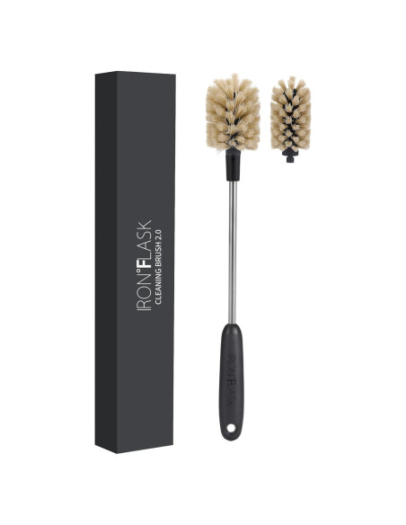 Cepillo de Limpieza para Botellas Iron Flask con Cabeza Extra Cepillo de Limpieza para Botellas Iron Flask con Cabeza Extra
