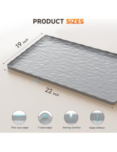 Alfombrilla Impermeable Sevenblue 55.88x48.26cm para Fregadero 2